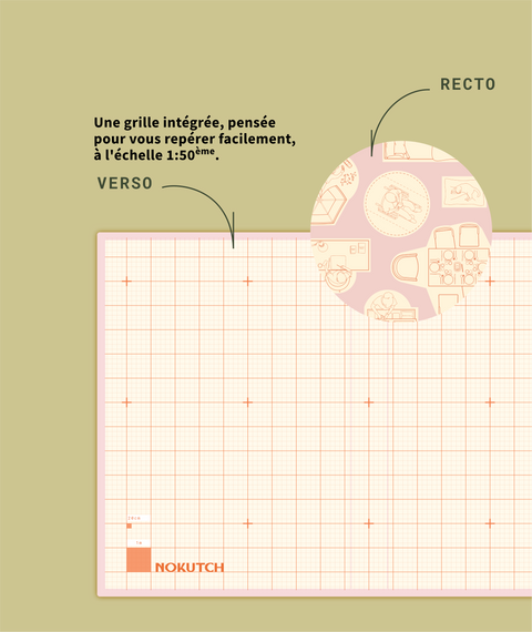Un plateau support aimanté